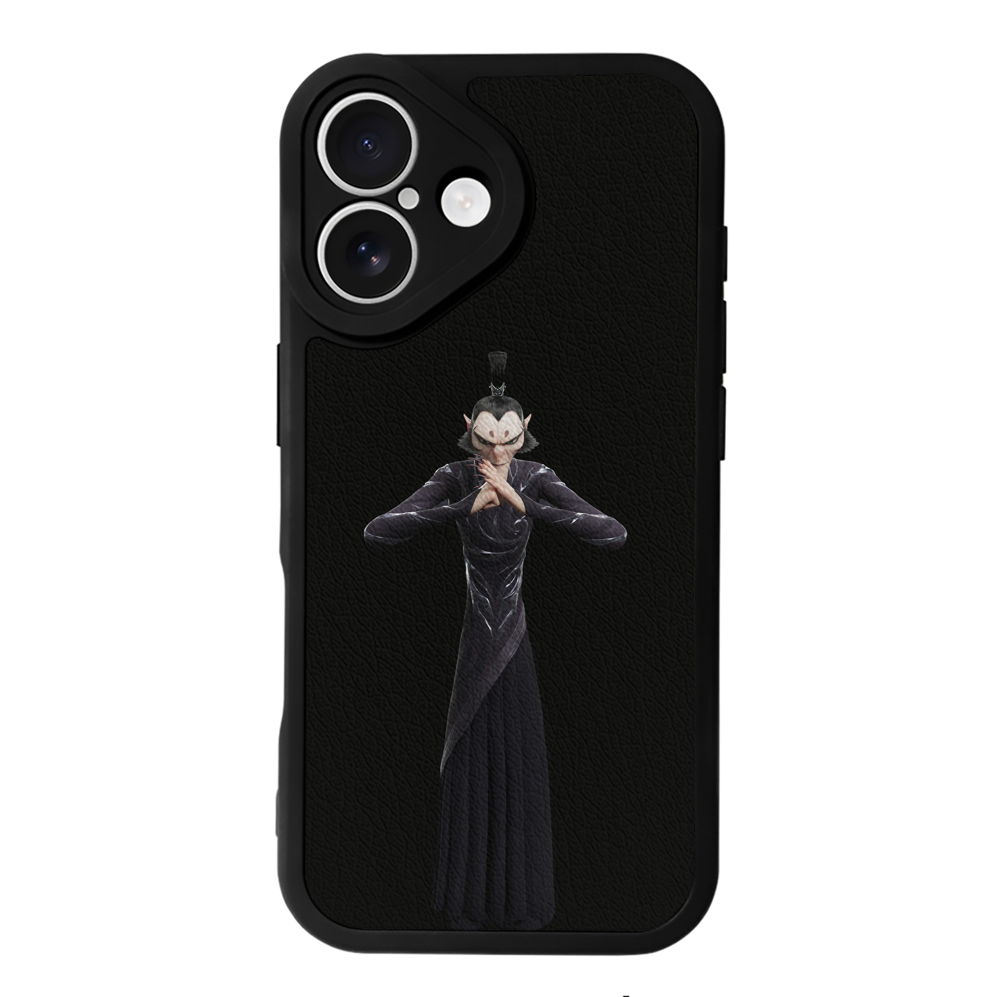（画像用） Ne Zha 2 ナタ 魔童の大暴れ 【iPhone 16シリーズ対応】シリコンスマホケース（レザー調） 材質：シリコン